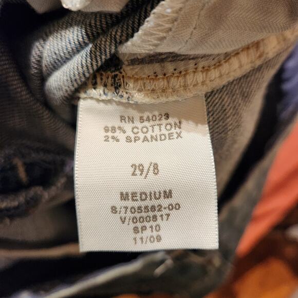 Gap 1969 Sz 8/M Blue Denim Jean Pencil Skirt 4 Pockets w/ Slit Y2K 90s Retro - Picture 7 of 8